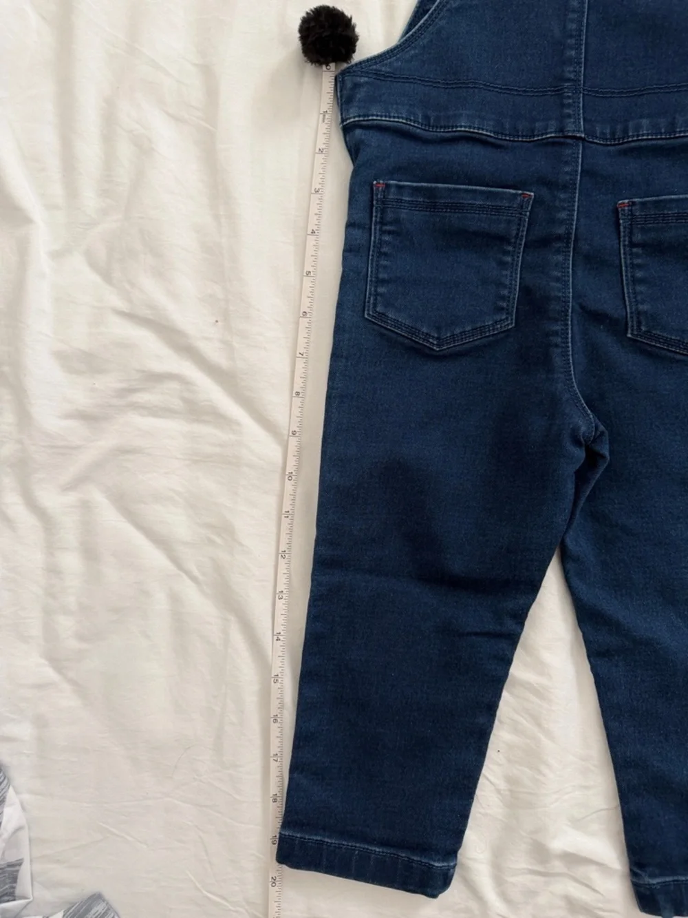 Toddler size 2T denim overalls